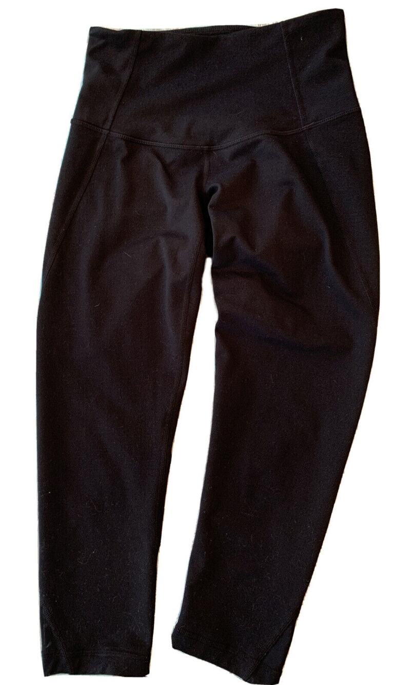 XS Zella Black Leggings Yoga Pants Activewear Crop Capri 20" Inseam